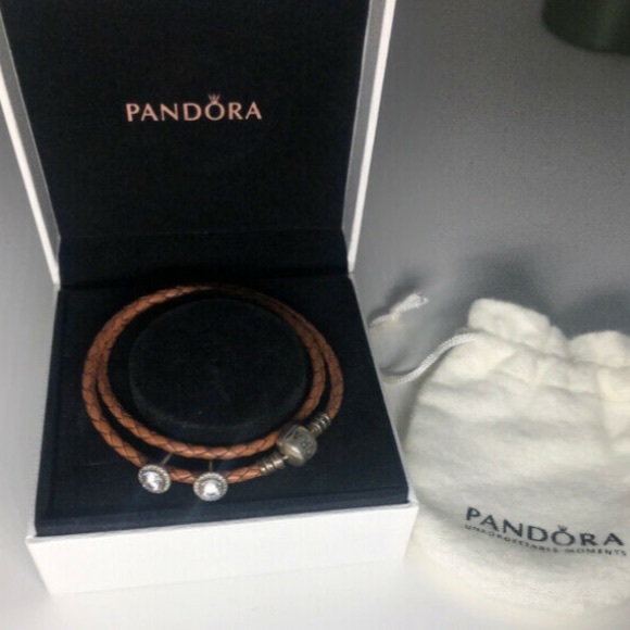 Pandora leather bracelet
